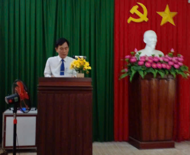 Khai giảng lớp bồi dưỡng nghiệp vụ cho Bí thư, Phó Bí thư chi bộ hoặc Chi ủy viên đồng thời là Trưởng thôn, Tổ trưởng tổ dân phố (Mộ Đức)
